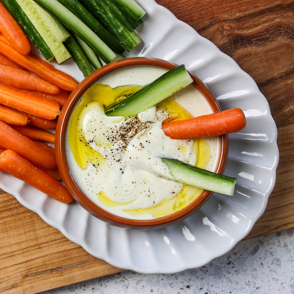 Lemon & Garlic Yogurt Dip Recipe EasiYo Yogurt USA EasiYo USA