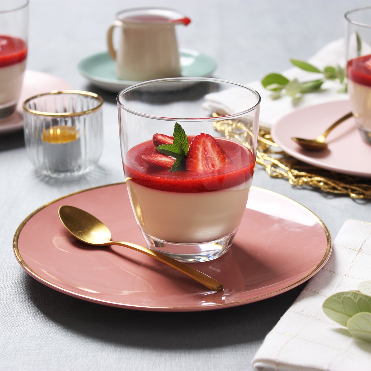 Strawberry Panna Cotta