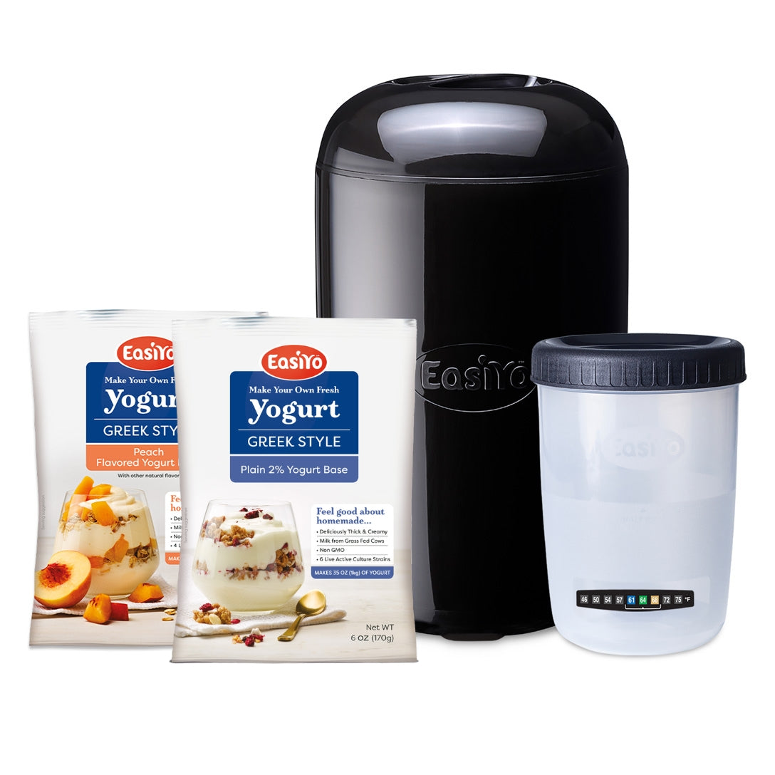Yogurt Starter Pack - Peach/Plain 2% Milk