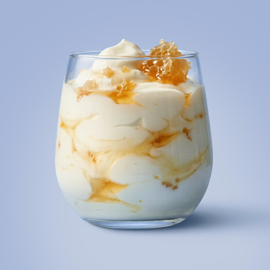 EasiYo Greek Style Manuka Honey yogurt pack, front