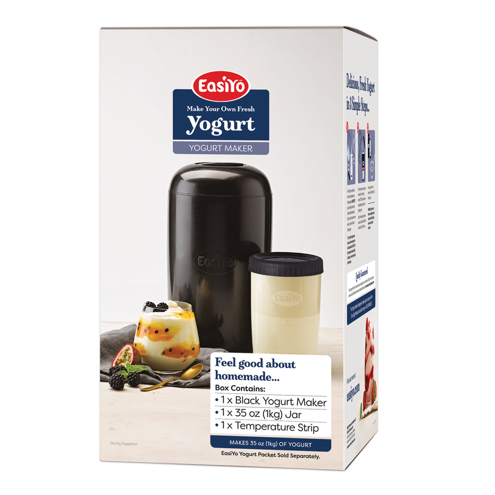 Black Yogurt Maker - Homemade Yogurt Maker - EasiYo Official Site ...