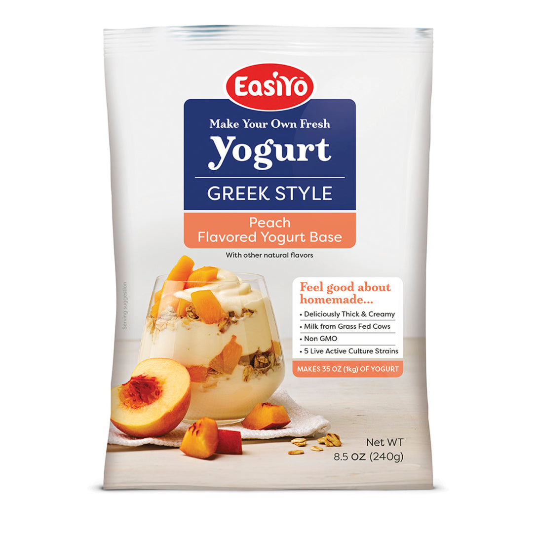 US Easiyo Peach Flavored Greek Yogurt